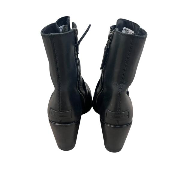 Sorel Women’s After Hours Black Leather Ankle Bootie Wedge Boots~Sz US 9 - Picture 5 of 11